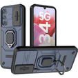 Puzdro pre Samsung Galaxy M34, KickStand Camera Lens, modré