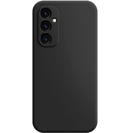 Puzdro pre Samsung Galaxy A54 5G, Silicone Lite, čierne + sklo 9H