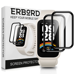 2x hybridné sklo ERBORD pre Xiaomi Smart Band 9 Active
