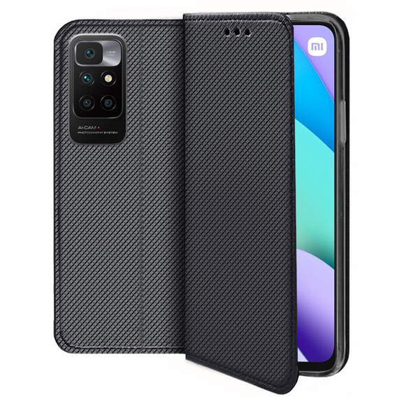 Klapkové puzdro pre Xiaomi Redmi 10, Wallet Smart Magnet, modré