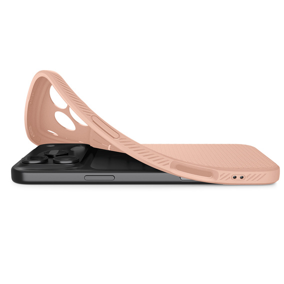 Puzdro Spigen Liquid Air pre iPhone 17 Pro Max, ružový titán