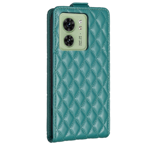 Klapkové puzdro pre Motorola Edge 40 5G, Wallet, BINFEN COLOR, zelený