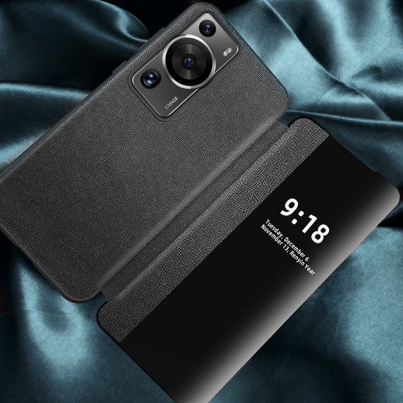 Flipové puzdro pre Huawei P60 Pro, Side View, čierne