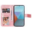 Klapkové puzdro pre Xiaomi Redmi Note 13 Pro 5G, Mandala, ružové rose gold
