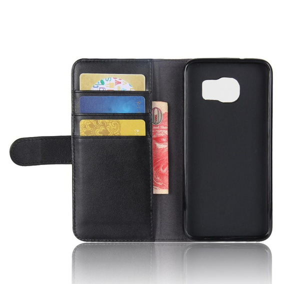 Klapkové puzdro pre Samsung Galaxy S7, Wallet, čierne