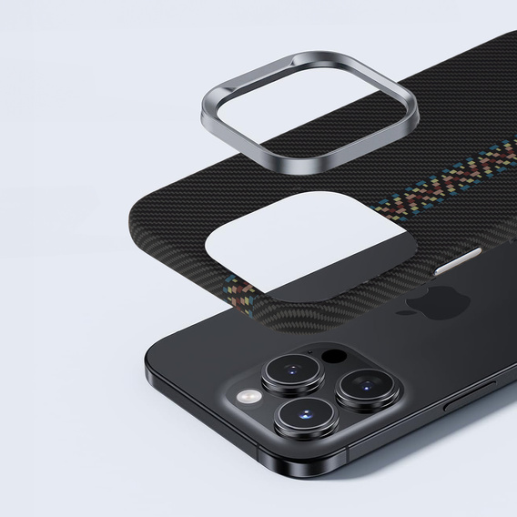 Puzdro pre iPhone 16 Pro Max, Carbon Fiber MagSafe, čierne