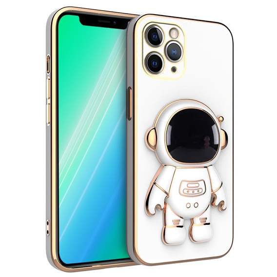 Obal na mobil pre iPhone 13 Pro, Astronaut, biele