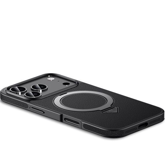 Kožené puzdro s podstavcom MagSafe pre iPhone 17 Pro Max