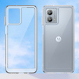 Obal na mobil pre Motorola Moto G53 5G, Fusion Hybrid, priehľadné