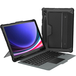 Puzdro + klávesnica Galaxy Tab S9, NILLKIN Bumper Pen Slot, čierne