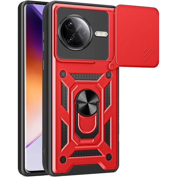 Obal na mobil pre Xiaomi Poco F7 Ultra, CamShield Slide, červené