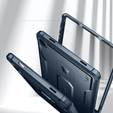 Obrnené puzdro pre Galaxy Tab A9, Dexnor Full Body, tmavomodré