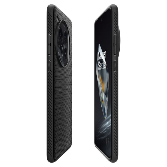 Puzdro Spigen Liquid Air čierne pre OnePlus 12 5G
