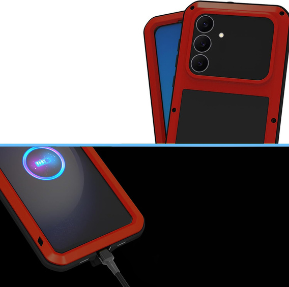 Puzdro s tvrdeným sklom pre Samsung Galaxy S25 FE