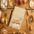 Klapkové puzdro pre Xiaomi Redmi 13C / Poco C65, Wallet, Akita Dog, krémový
