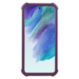 Obrnené puzdro pre Samsung Galaxy S21 FE, Dexnor Full Body, tmavo fialová
