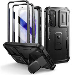 Obrnené puzdro pre Samsung Galaxy A35 5G, Dexnor Full Body (Two Frames), čierne