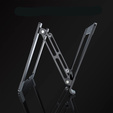 Hliníkový stojan na notebook, ERBORD ProDesk Stand, sivý