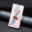 Klapkové puzdro pre Samsung Galaxy A05s, Wallet, giraffe, ružové