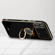 Obal na mobil pre Xiaomi Poco X4 Pro 5G, Electro Ring, čierne