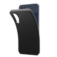 Puzdro Spigen pre Samsung Galaxy A36 5G, Liquid Air, čierne + tvrdené sklo 9H