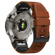 Kožený remienok Quickfit pre Garmin Fenix 5/6/6 PRO/7 Forerunner 965/955/945