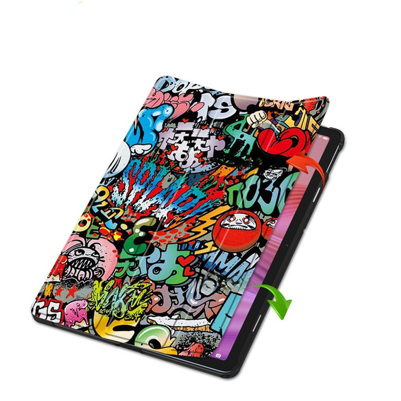 Puzdro pre Lenovo Tab TB311FU, Smartcase, graffiti
