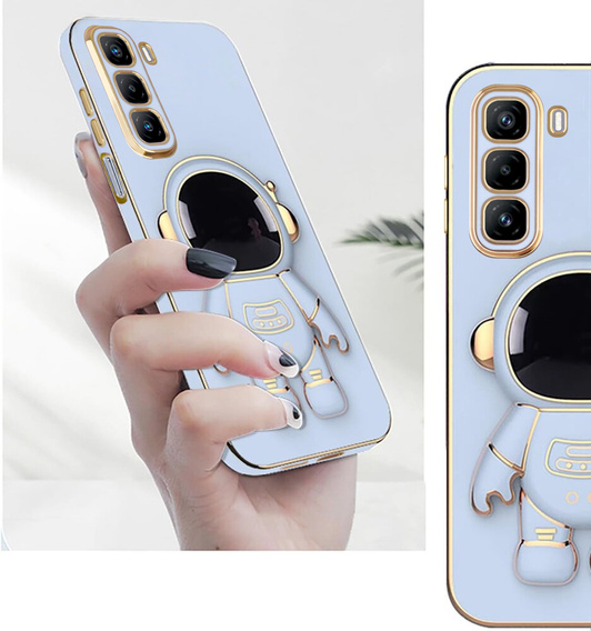 Obal na mobil pre Infinix Hot 50 4G, Astronaut, modré