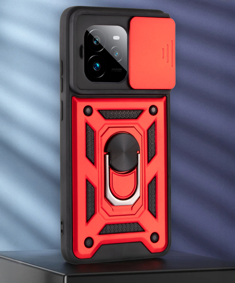 Obal na mobil pre Realme GT 7 Pro, CamShield Slide, červené