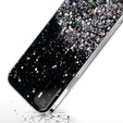 Obal na mobil pre Xiaomi POCO M3, Glittery, čierne