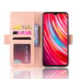Klapkové puzdro pre Xiaomi Redmi Note 8 Pro, Card Slot, ružové