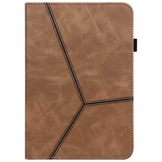 Puzdro pre Lenovo Tab M10 Plus 10.6 Gen 3 TB-125F TB-128F, Classic, s priestorom pre stylus, hnedé