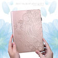 Puzdro s chlopňou pre Xiaomi Redmi Pad SE 11", flower, ružové