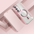 Klapkové puzdro pre Samsung Galaxy S23, Wallet, MagSafe, ružové rose gold
