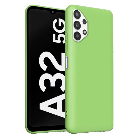 Obal na mobil pre Samsung Galaxy A32 5G, Silicone Lite, zelený