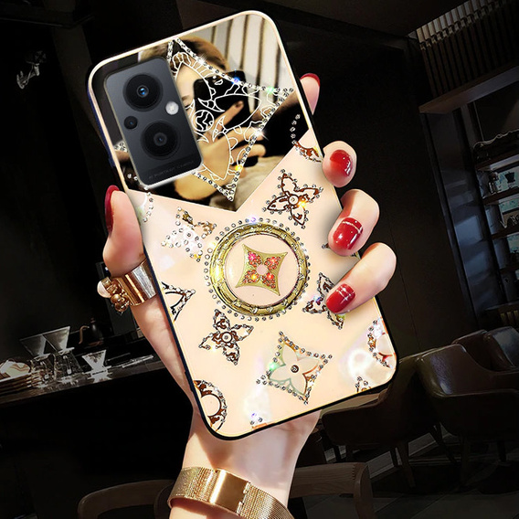 Fashion Obal na mobil pre Oppo Reno7 Lite, ružové