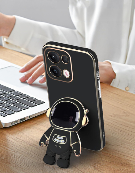 Obal na mobil pre Oppo Reno 13, Astronaut, čierne
