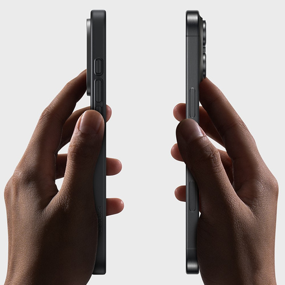 Puzdro BENKS Kevlar pre iPhone 16 Pro, pre MagSafe, Carbon Fiber, čierne