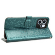 Klapkové puzdro pre Oppo Reno 14F, Wallet Rhombus, zelené