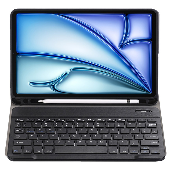 Puzdro + klávesnica Apple iPad Air 11" 6 gen. 2024, Leather Pen Slot, čierne