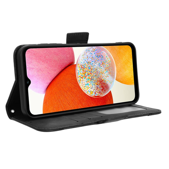 Klapkové puzdro pre Samsung Galaxy A15 4G / 5G, Card Slot, čierne