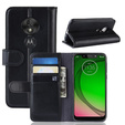 Klapkové puzdro pre Motorola Moto G7 Play, Flexi Book, čierne