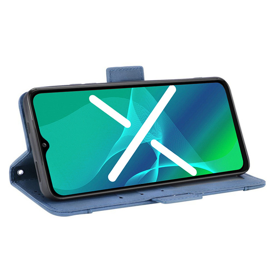 Klapkové puzdro pre Oppo Reno7 4G, Card Slot, modré