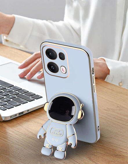 Obal na mobil pre Oppo Reno 13, Astronaut, modré