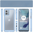 Obal na mobil pre Motorola Moto G53 5G, Fusion Hybrid, transparentné / modré