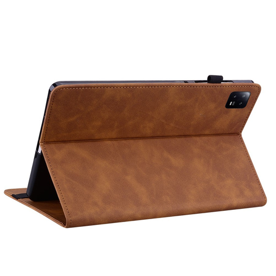 Obal na mobil pre Xiaomi Redmi Pad SE 11", Wallet, hnedé