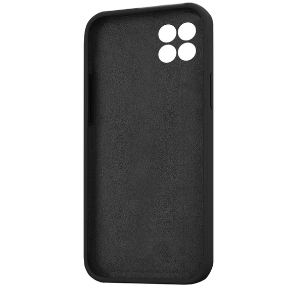 Obal na mobil pre Realme 8i, Silicone Lite, čierne
