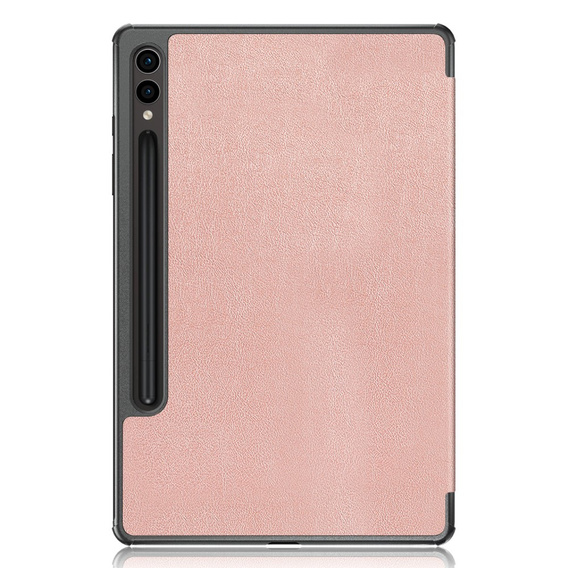 Puzdro pre Samsung Galaxy Tab S9 FE+ Plus, Smartcase s priestorom pre stylus, ružové rose gold