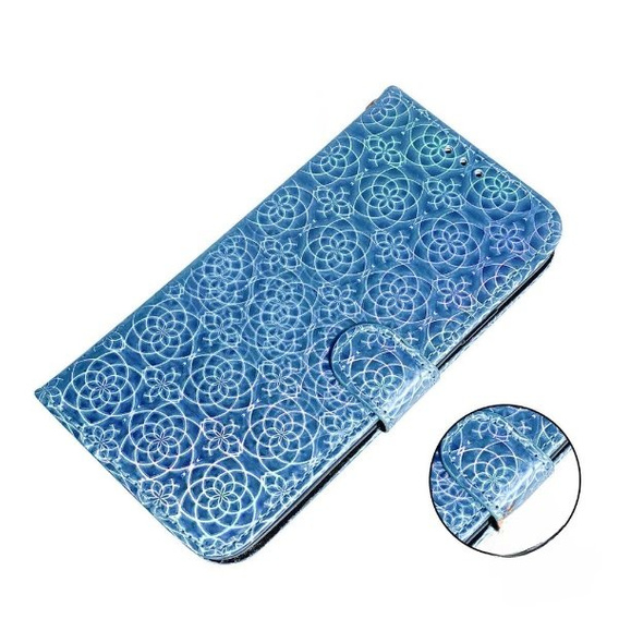 Klapkové puzdro pre Oppo A17, Wallet mandala, modré