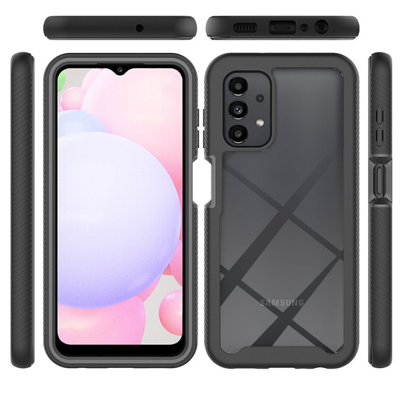 Puzdro pre Samsung Galaxy A13 4G, Shockproof, s fóliou, modré